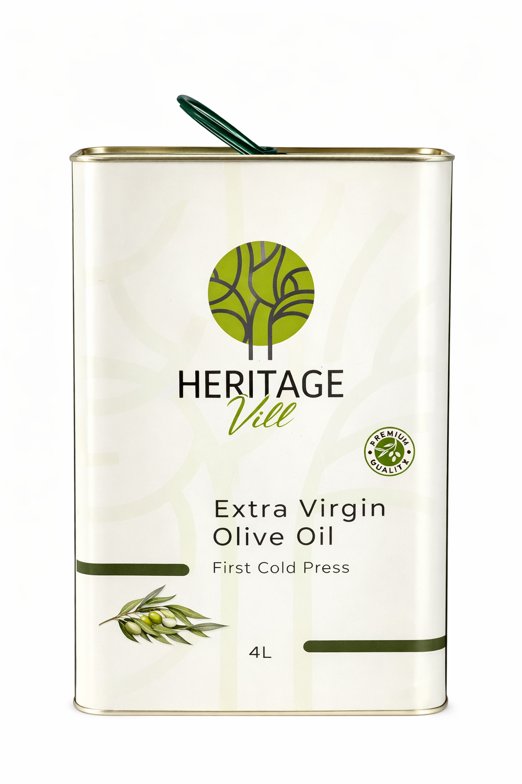 Heritage Will Extra Virgin Olive Oil – 4L