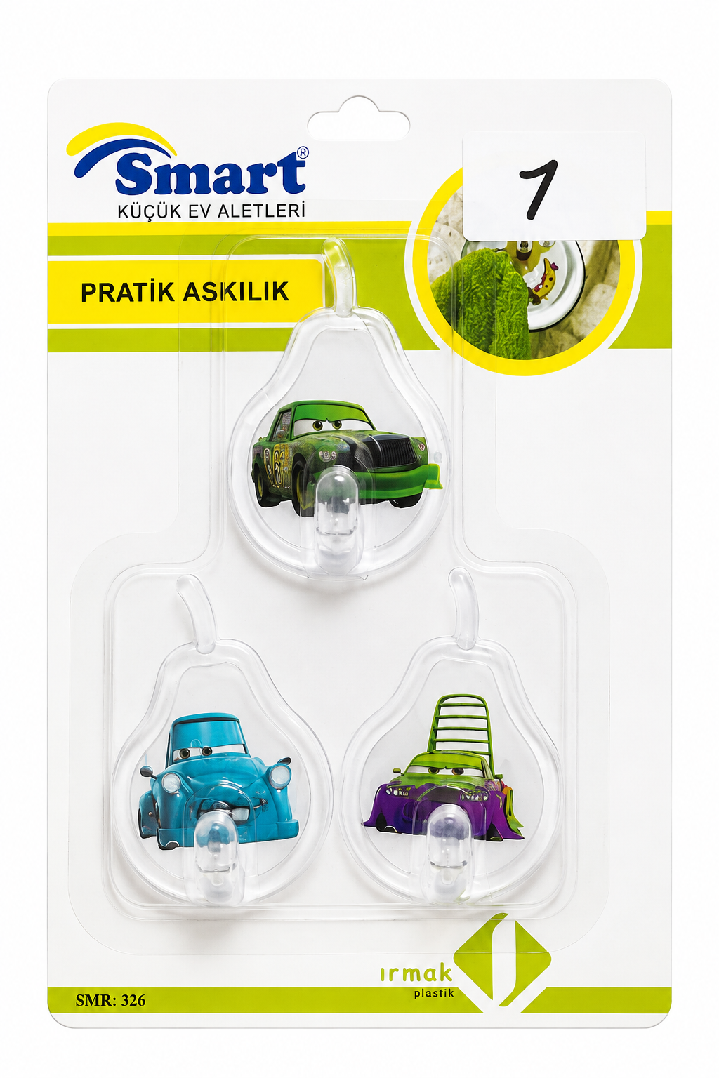 Smart Practical Wall Hooks – 3 Piece Set