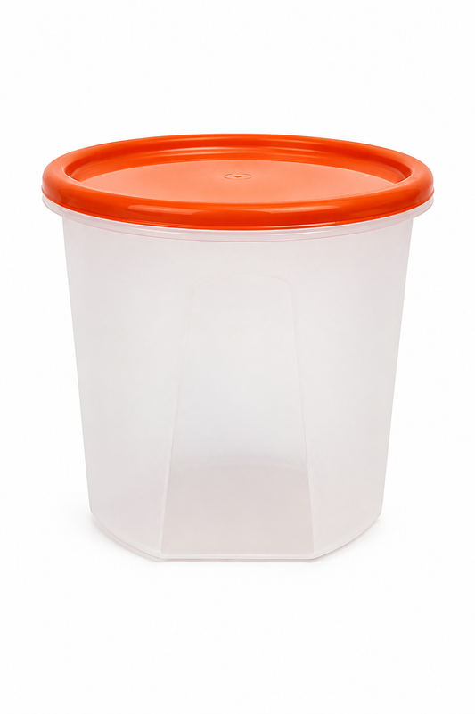 Round Plastic Food Storage Container