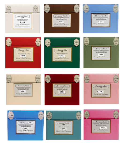 American Sheets Solid-King Size