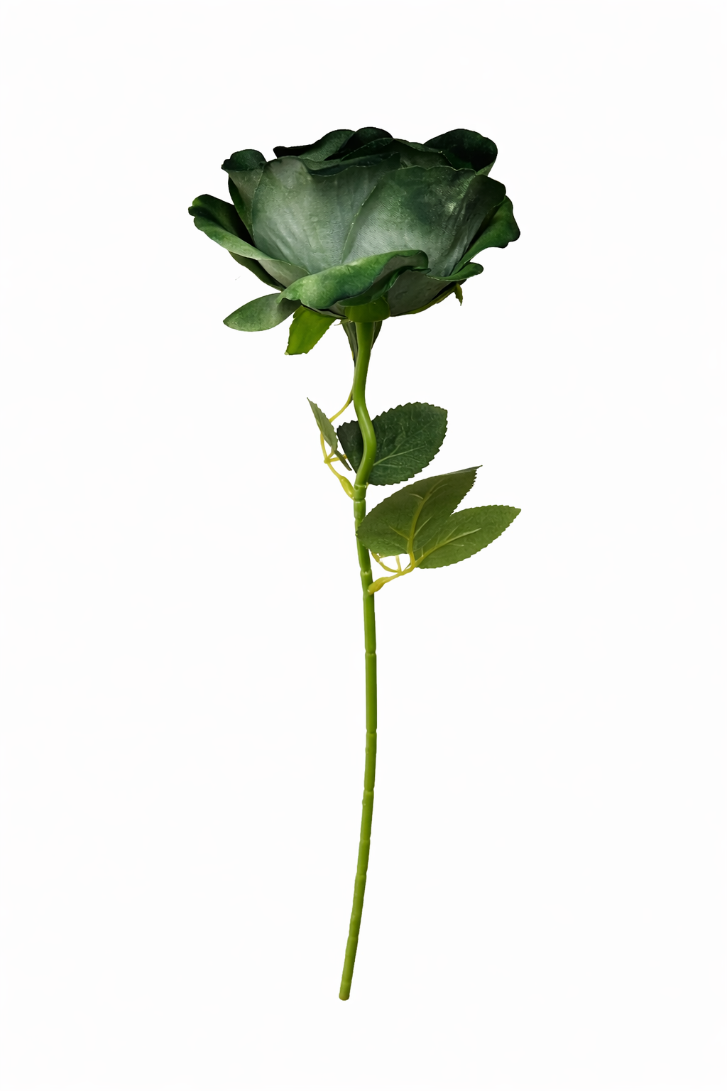 Emerald Elegance Artificial Rose Stem