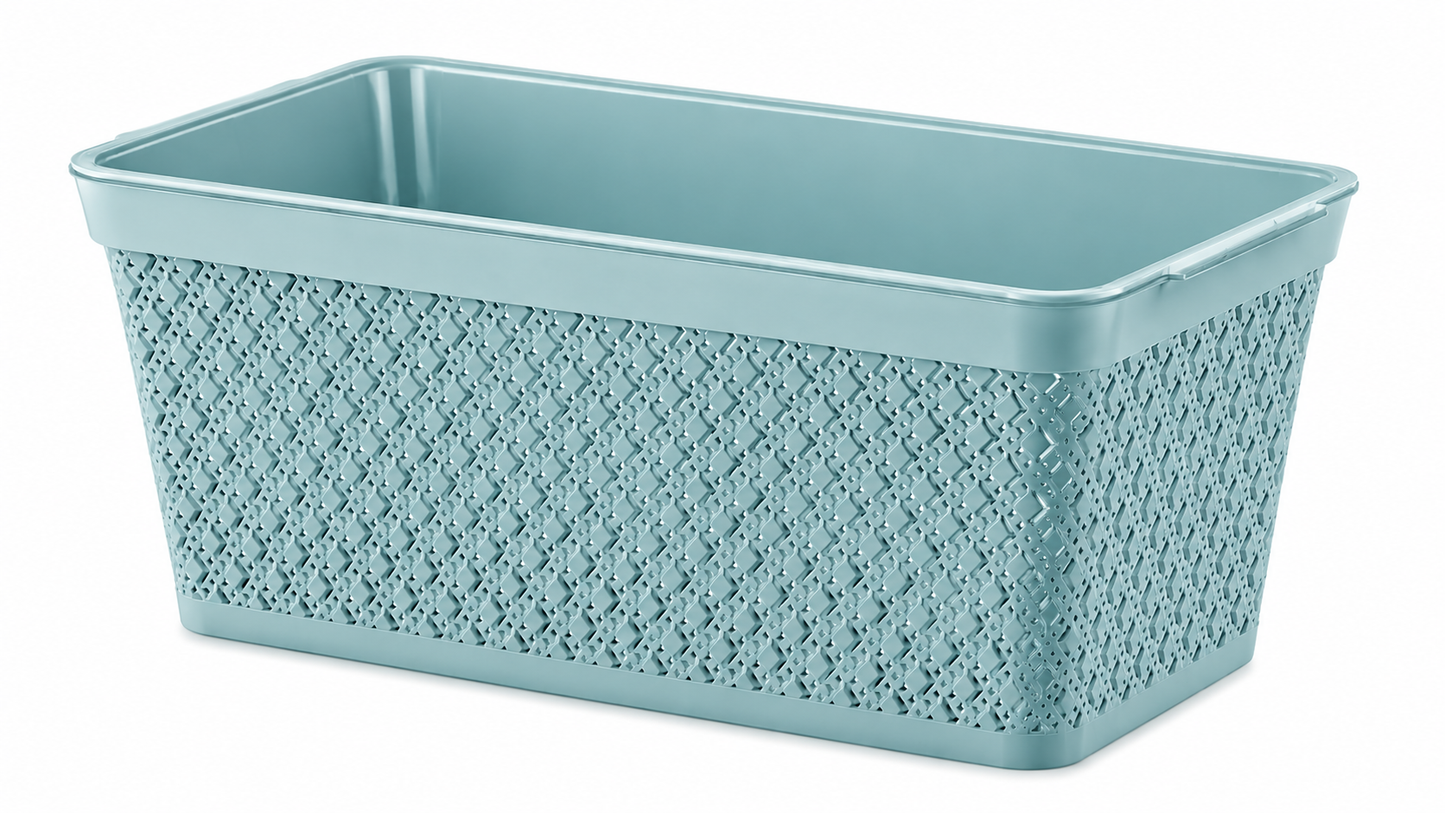 Decorative railing planters- Rectangle-textured surface