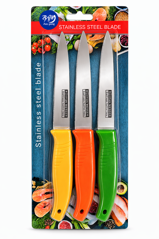 3-Piece Stainless Steel Kitchen Knife Set