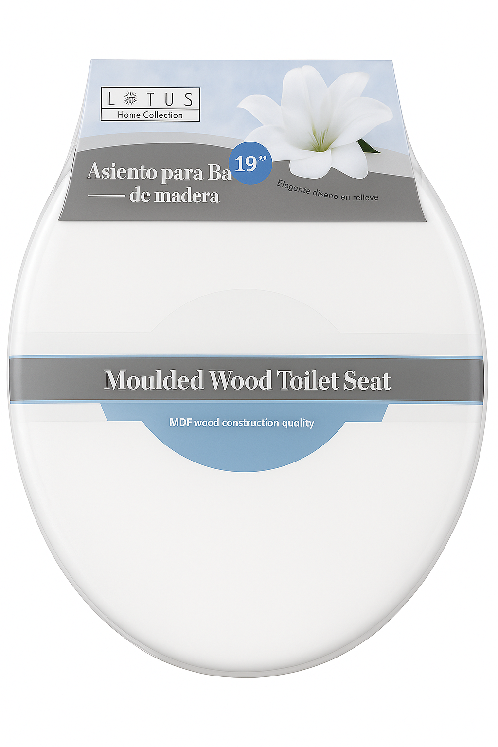 LOTUS Home Collection Toilet Seat – 17" & 19"