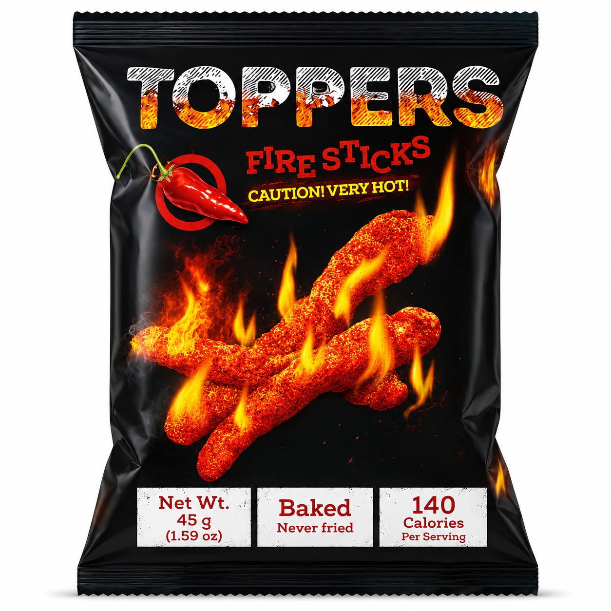 Toppers Fire Sticks 45g