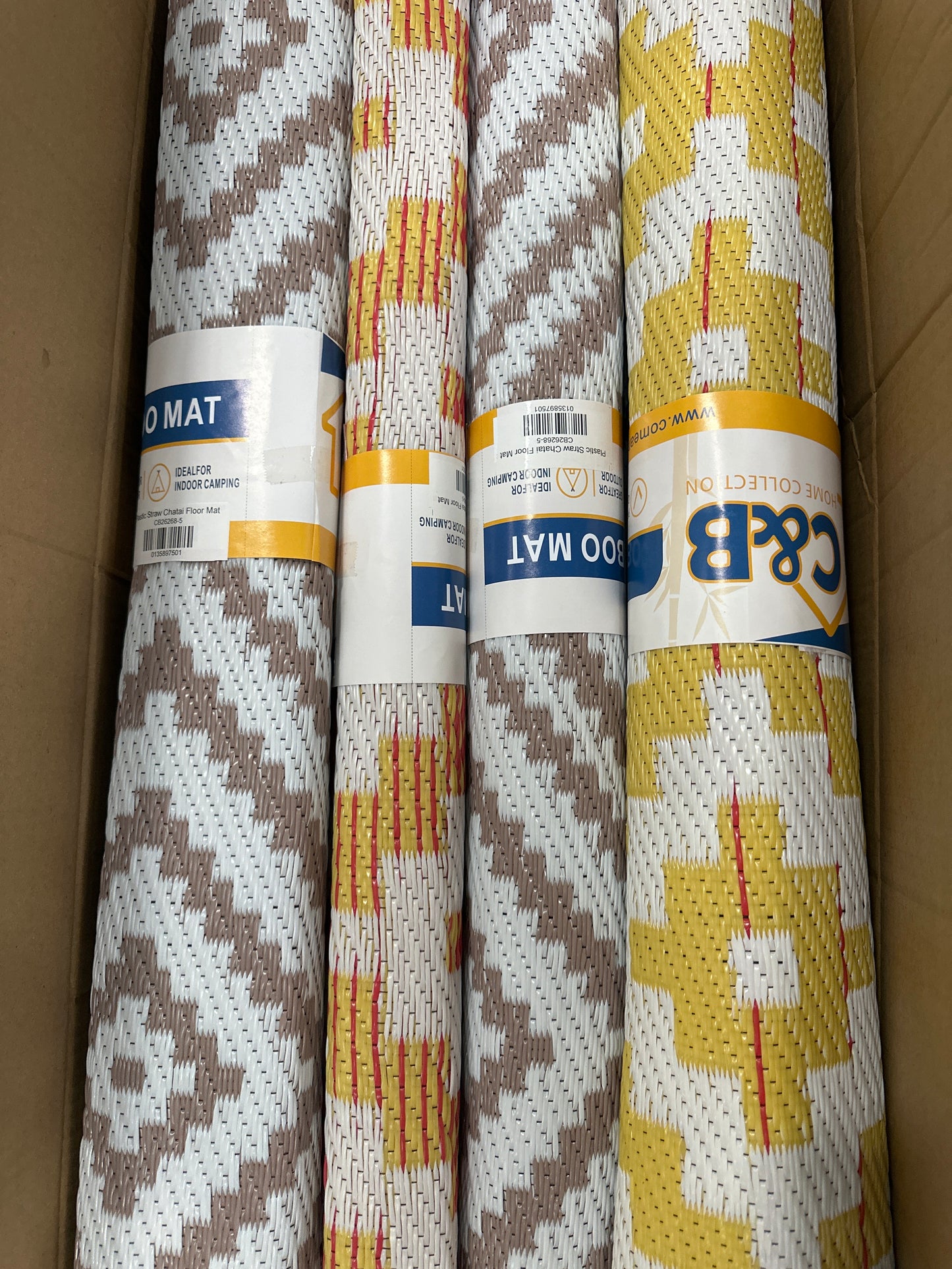 Plastic Straw Chatai Floor Mat