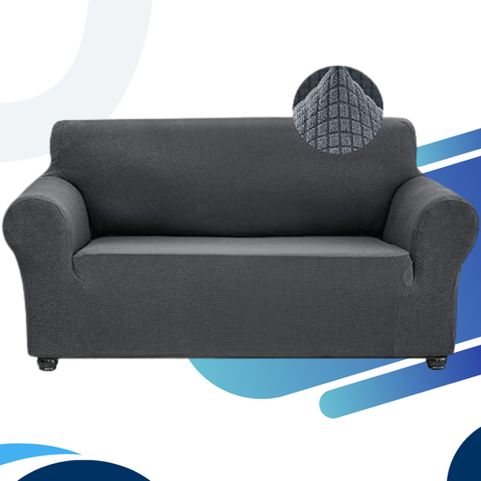 Elastic Sofa Cover 2 Seater (Popcorn)