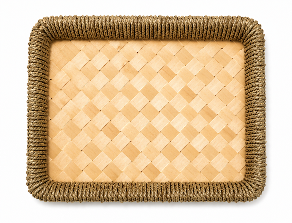 Rectangular  Woven Serving Tray