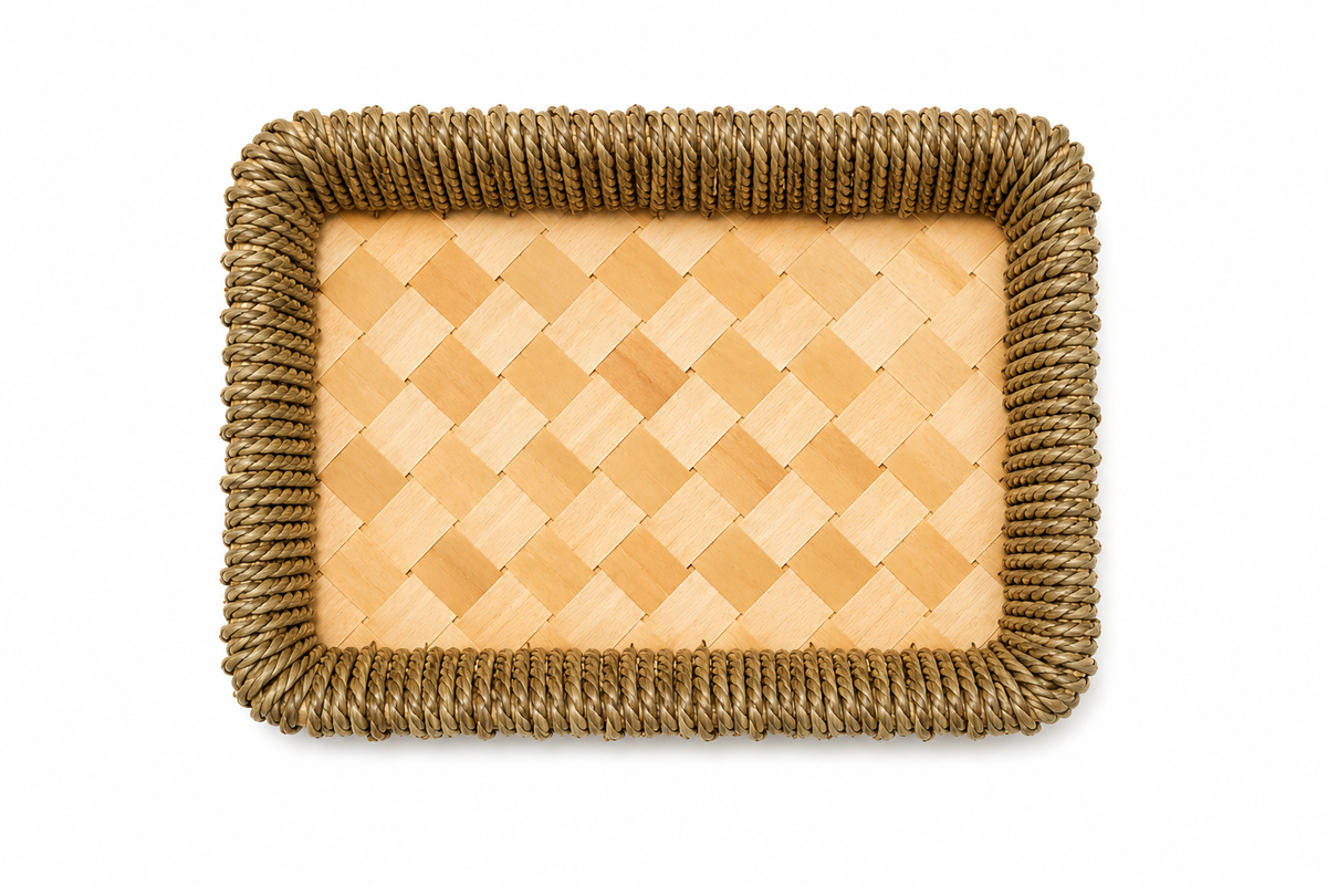 Rectangular  Woven Serving Tray