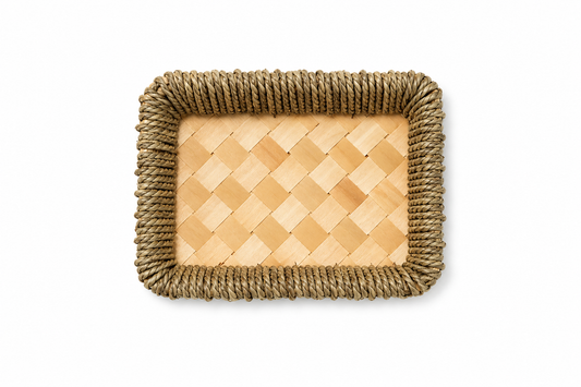 Rectangular  Woven Serving Tray