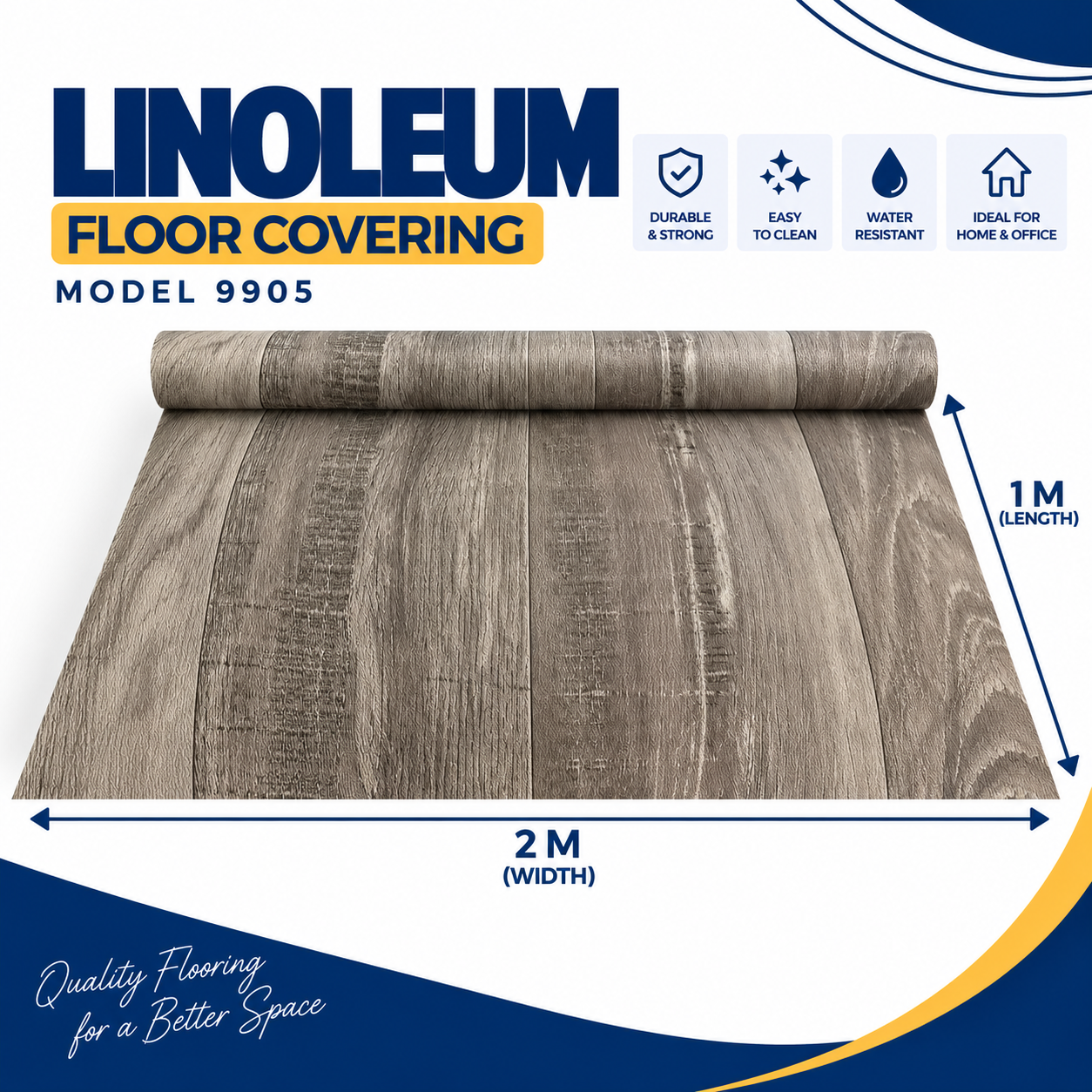 Linoleum Floor Covering #9905