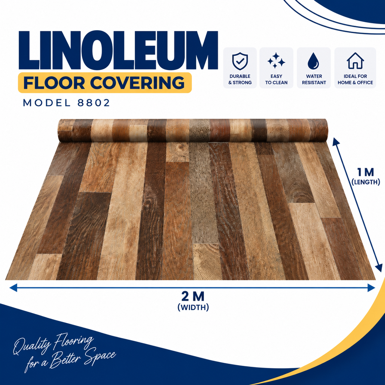 Linoleum Floor Covering #8802