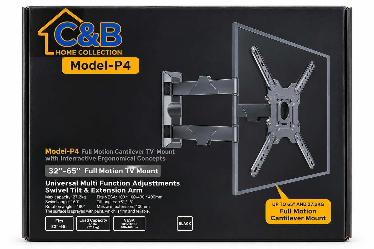 TV Wall Mount 32"–65"