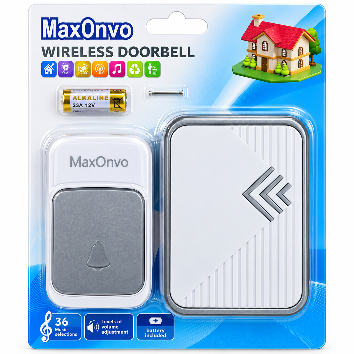 MaxOnvo Wireless Doorbell
