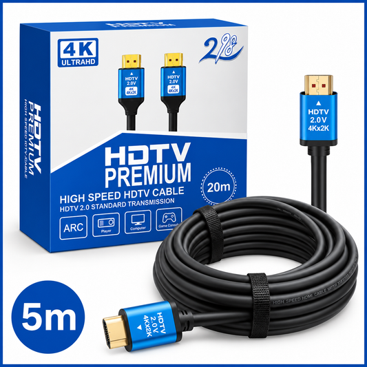 5M HDMI 2.0 High Speed Cable – 4K Ultra HD