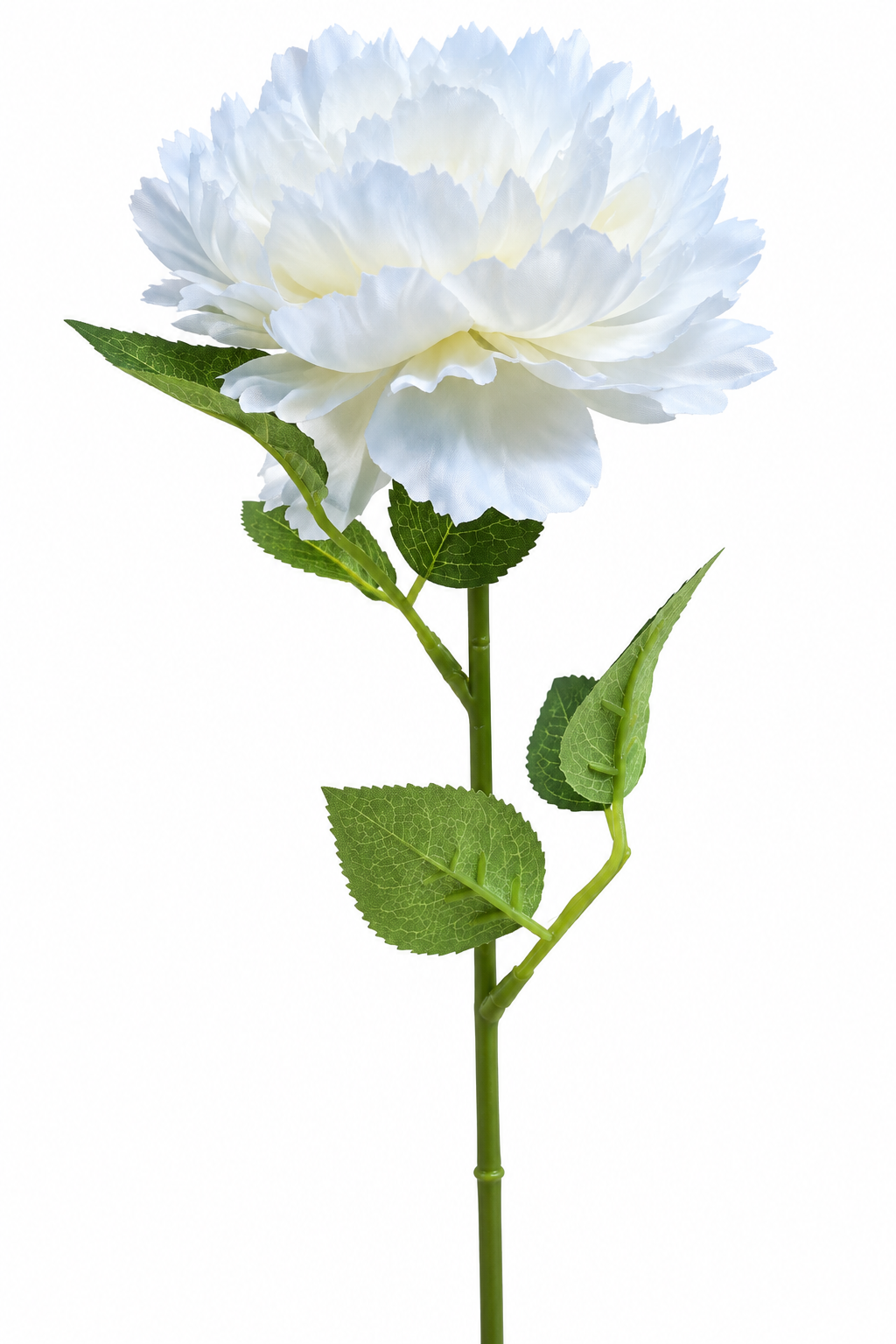 Artificial  Peony Flower Stem Light Blue
