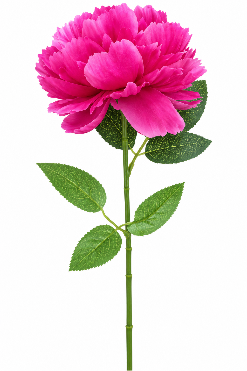Artificial Hot Pink Peony Flower Stem