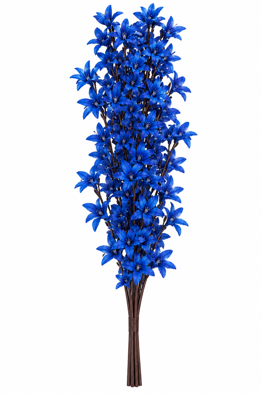 Artificial Flower Branch – Royal Blue