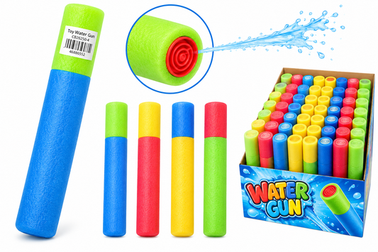 Foam water gun assorted colors studio product image