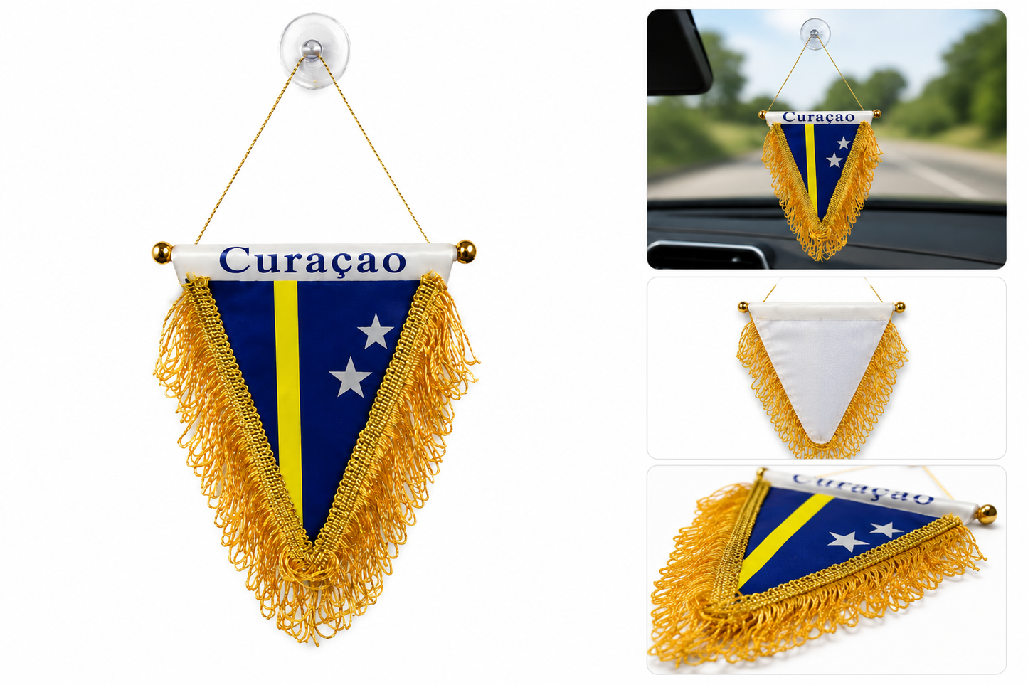 Curaçao Mini Car Hanging Pennant