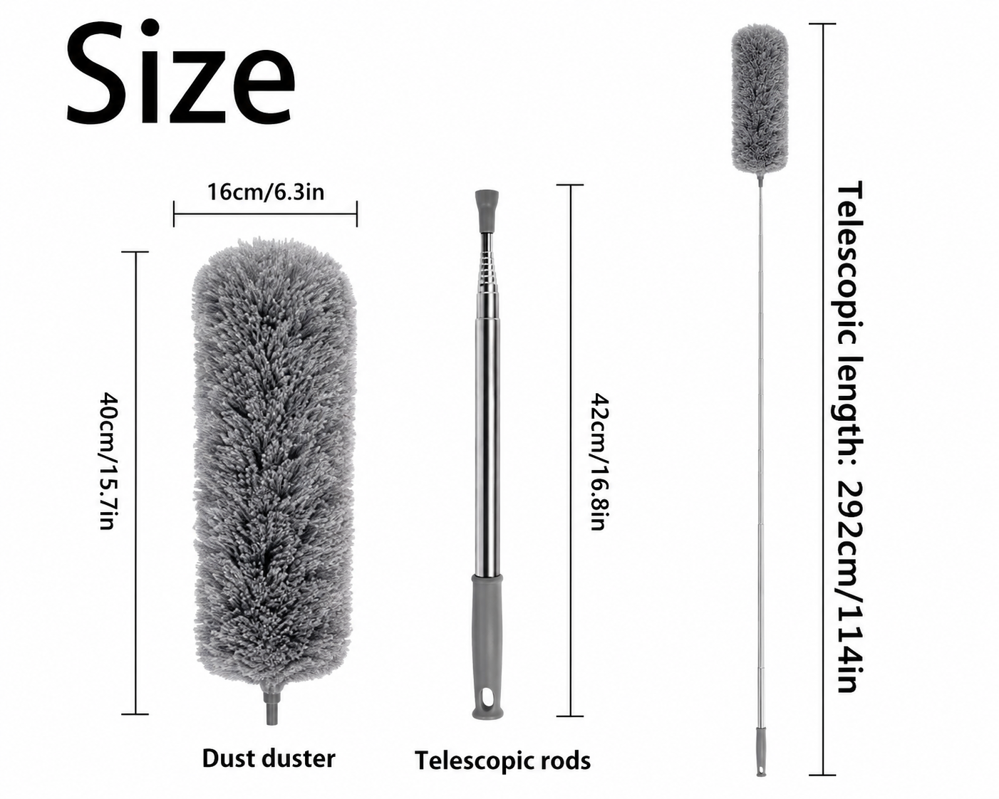 Extendable Microfiber Dust Duster