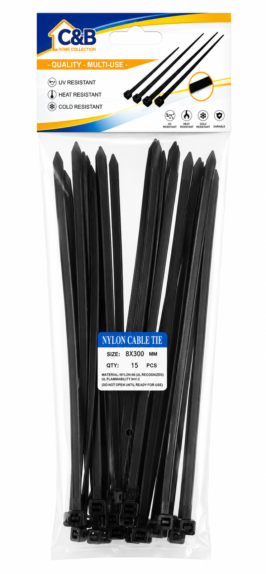 Zip Tie 300mm/ 15pcs
