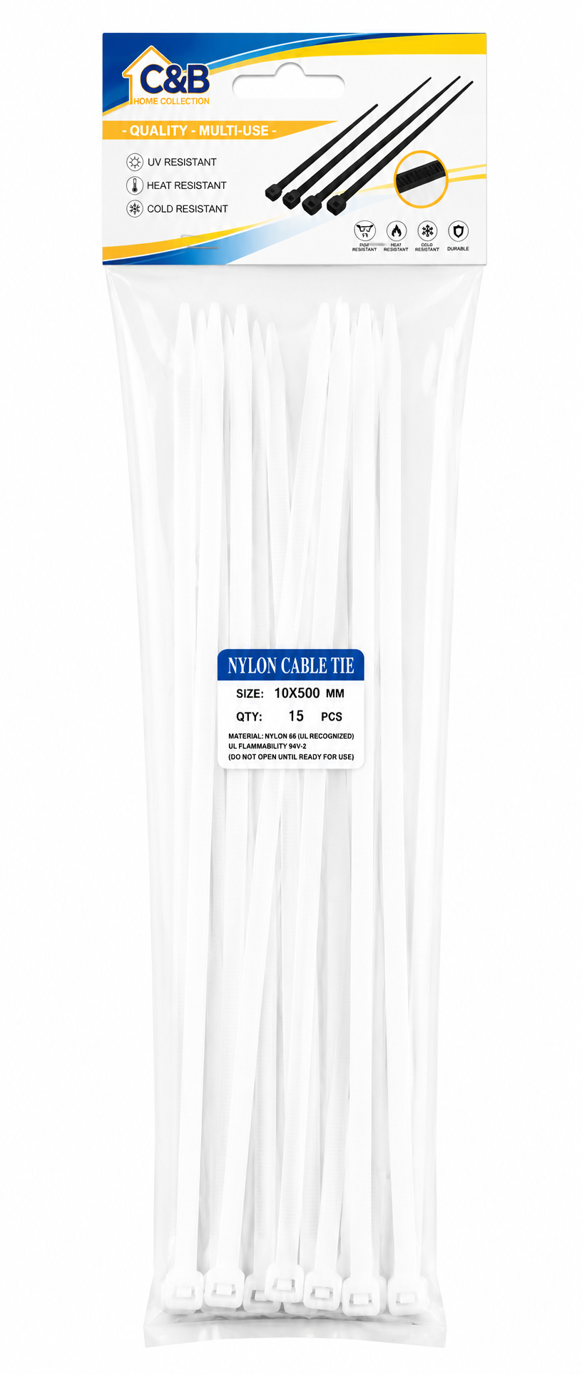 Zip Tie 500mm/ 15pcs