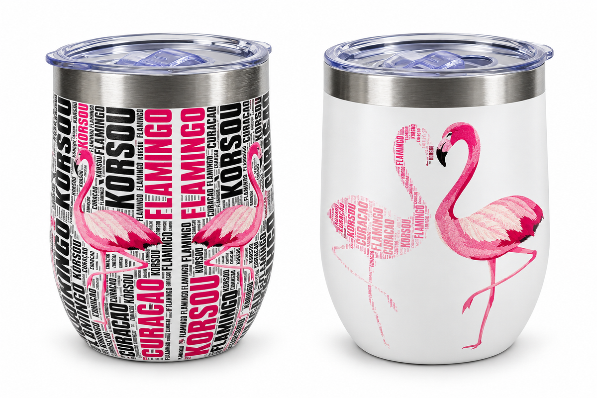 Flamingo Tumbler-12 OZ / 360 ML