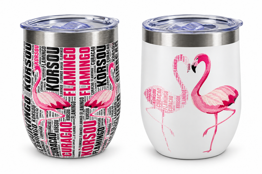 Flamingo Tumbler-12 OZ / 360 ML