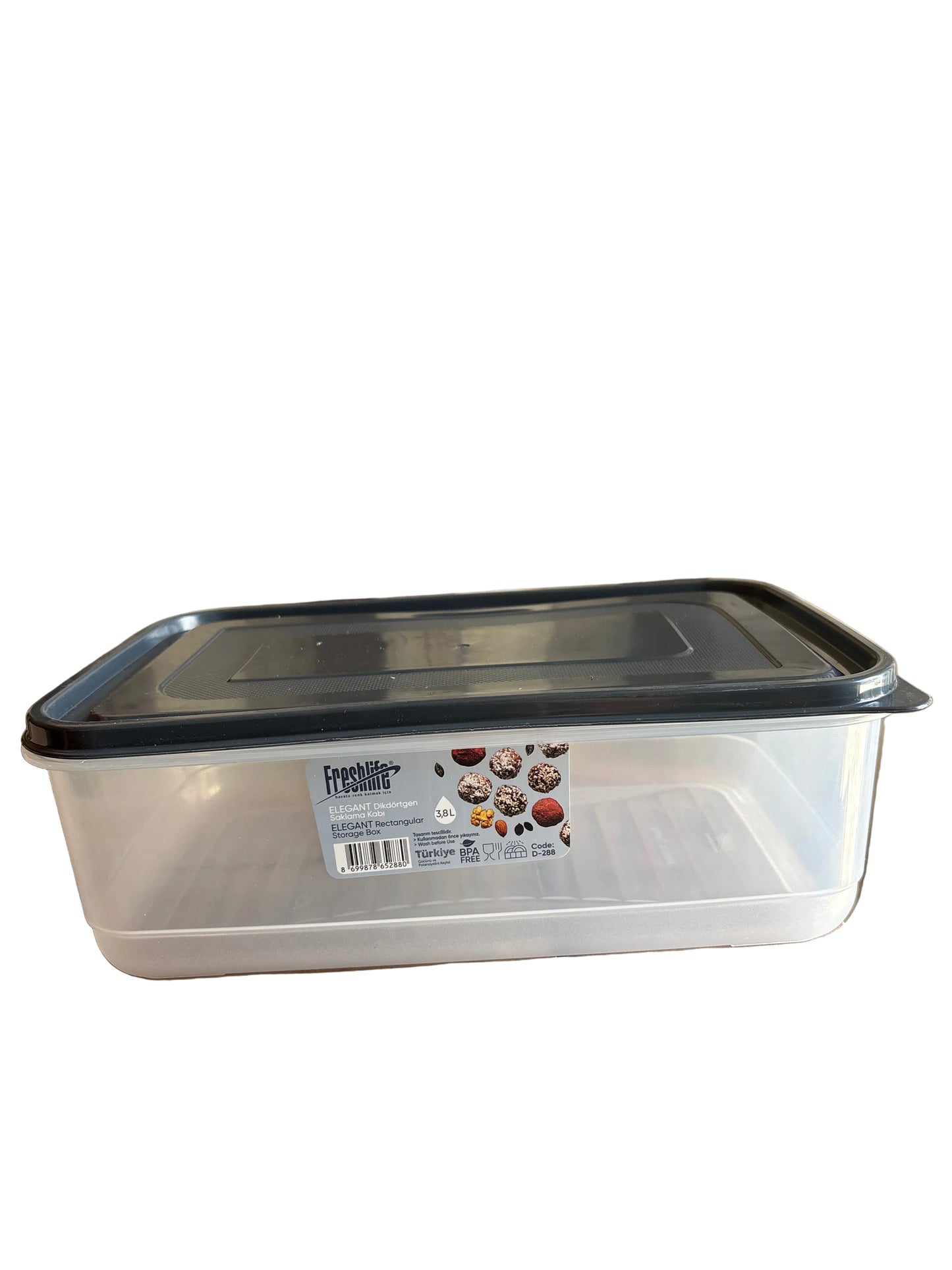 FreshLife Elegant Rectangular Storage Box 3.8L