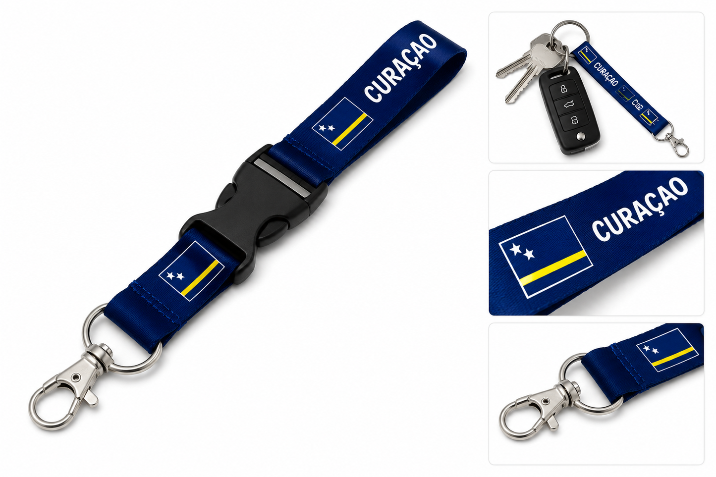 Curaçao flag key Chain
