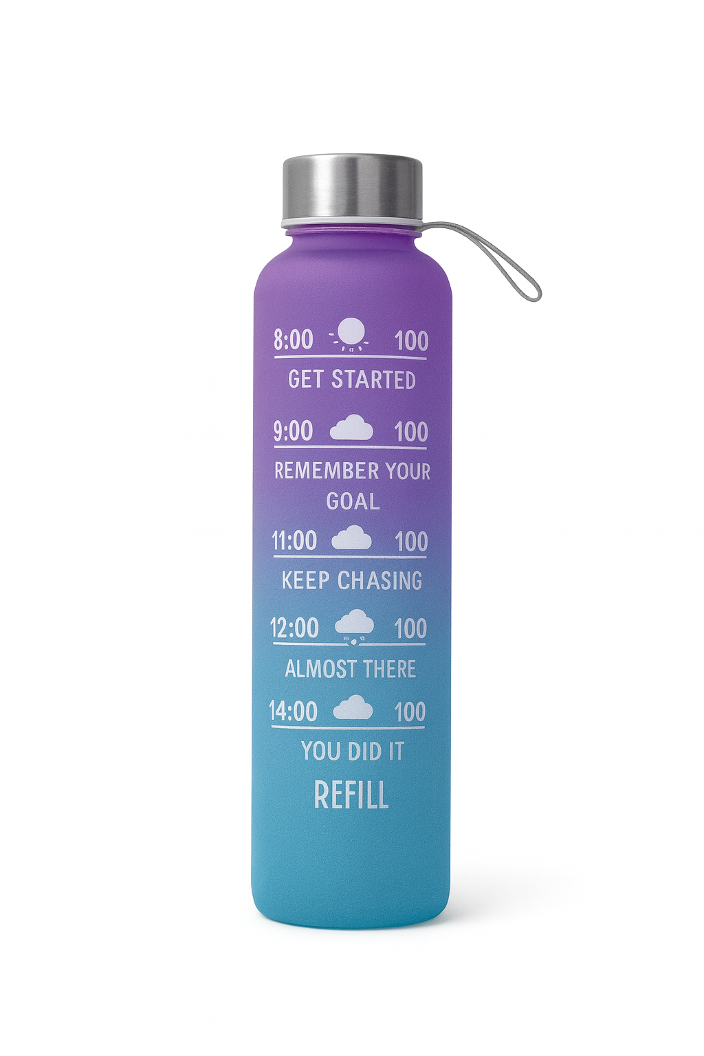 Motivational Water Bottle Set