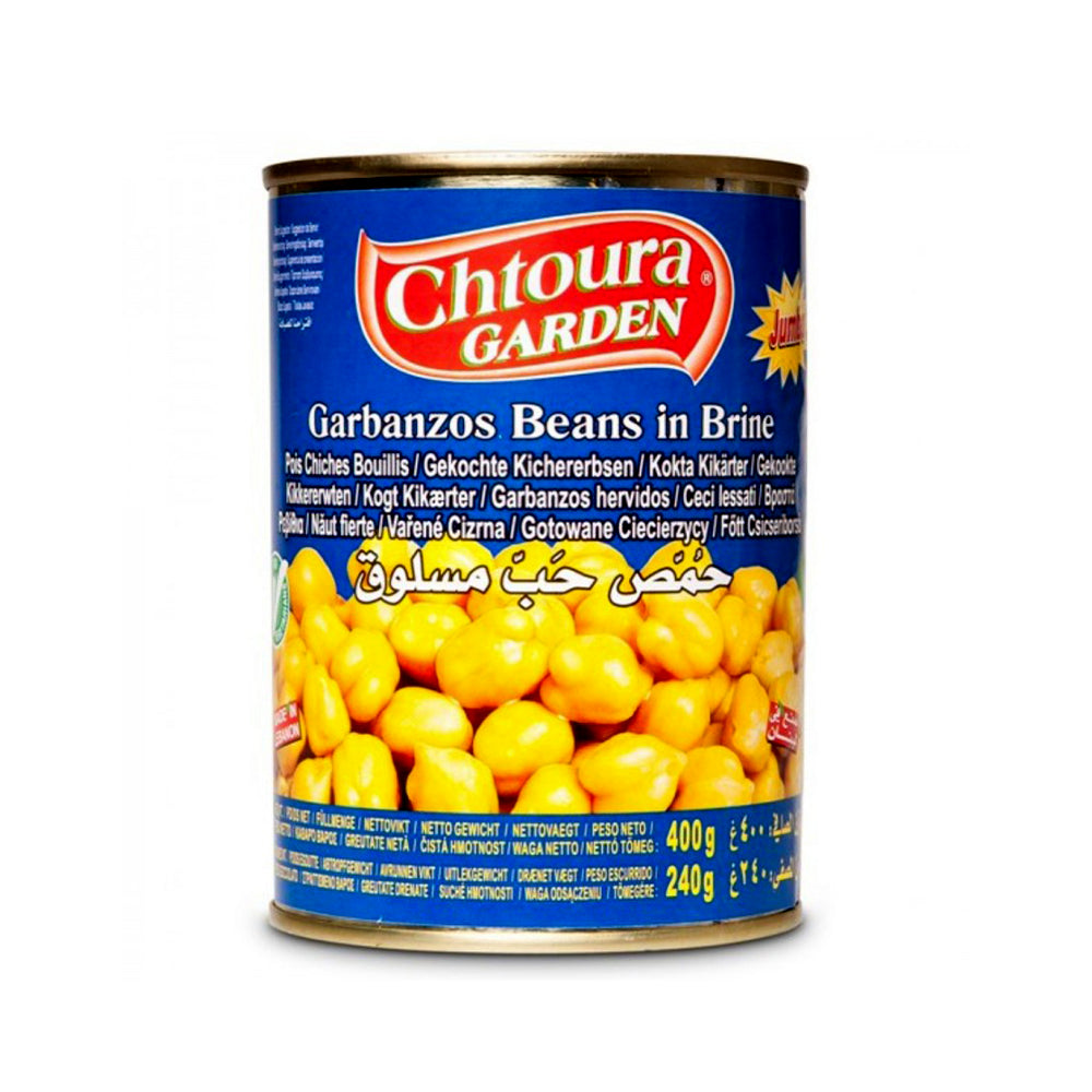 Chtoura Garden Garbanzo Beans in Brine –1x24x400g