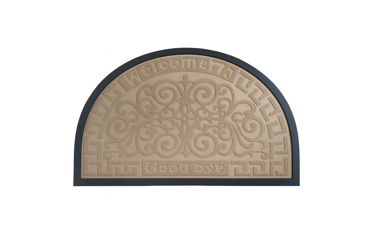 Classic Scroll Half-Moon (Beige)