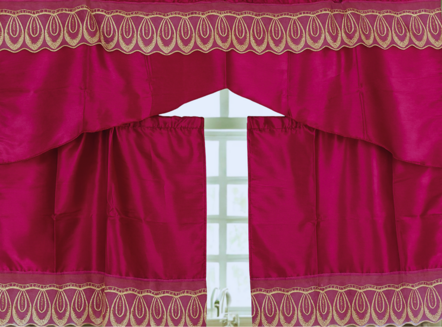 Kitchen Curtain 3Pcs Set