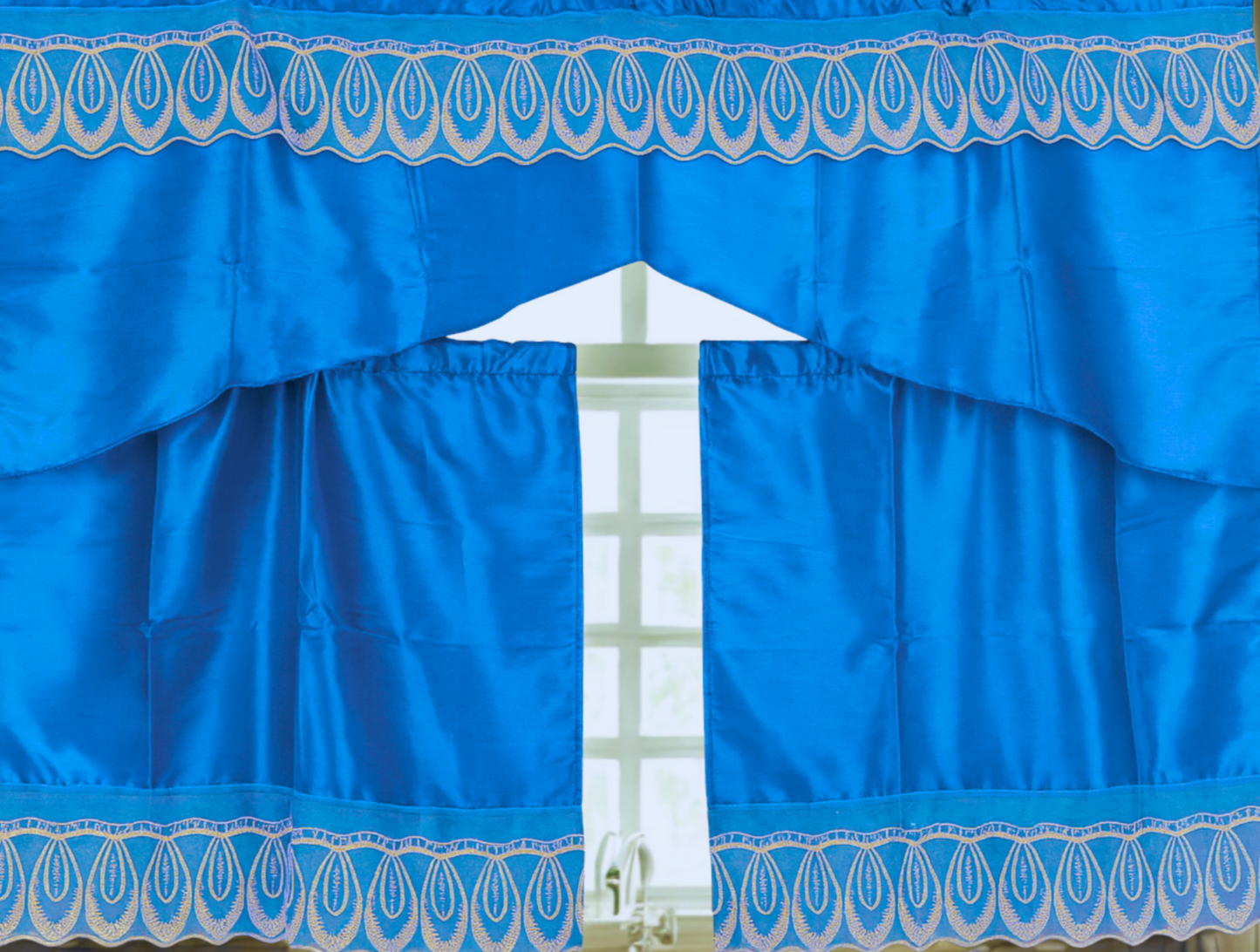 Kitchen Curtain 3Pcs Set