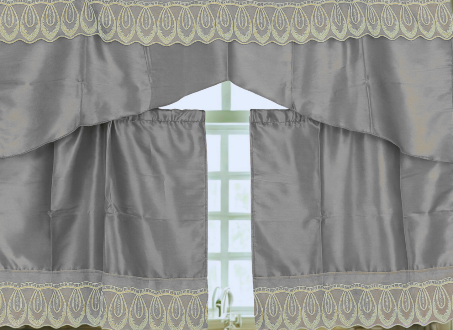 Kitchen Curtain 3Pcs Set
