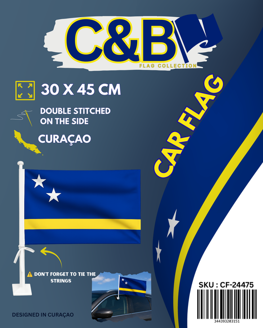 Curacao Premium Car Flags