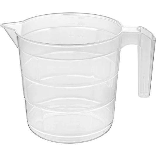 Clear Plastic Measuring Pitcher  1.65 Lt