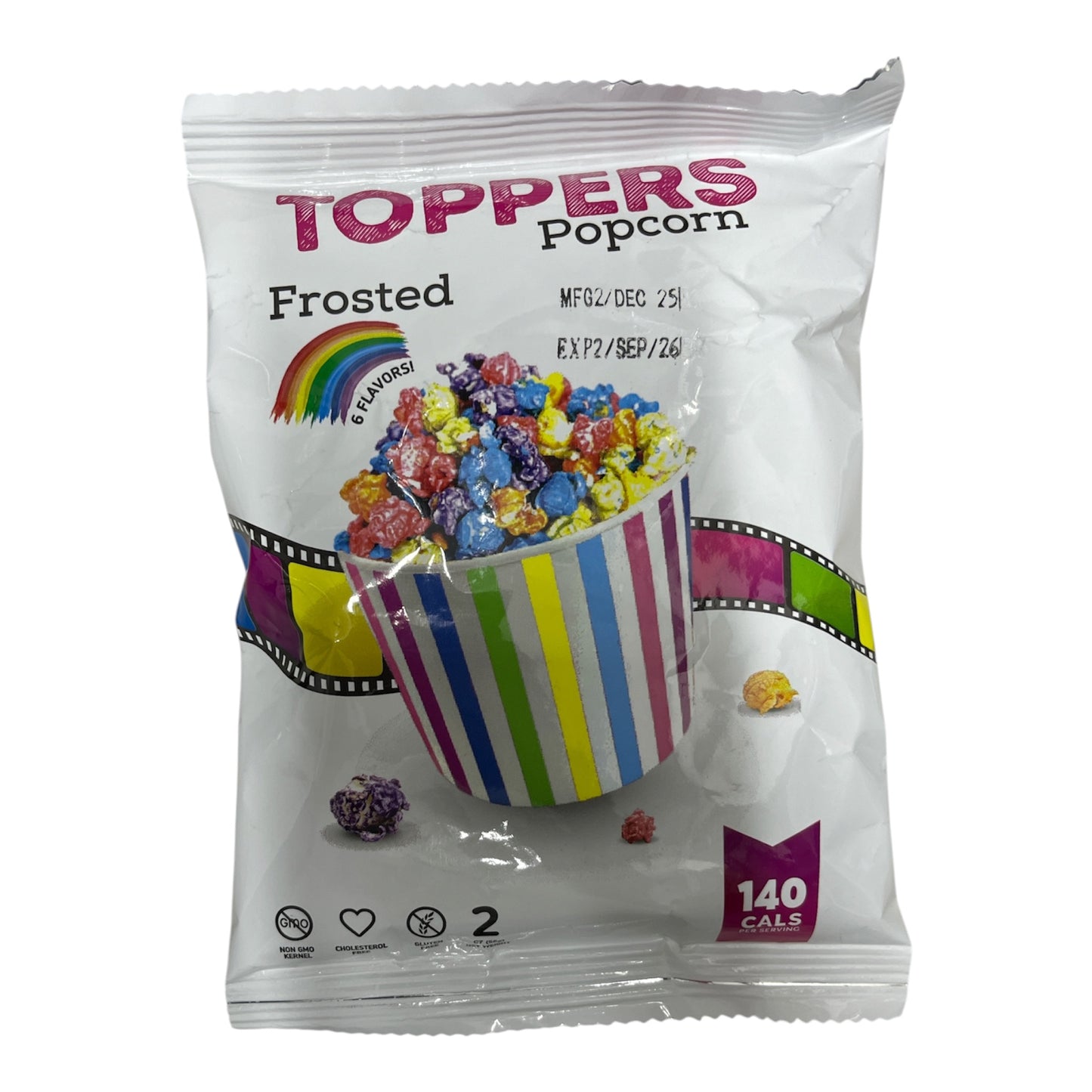 Toppers Frosted Popcorn 2oz