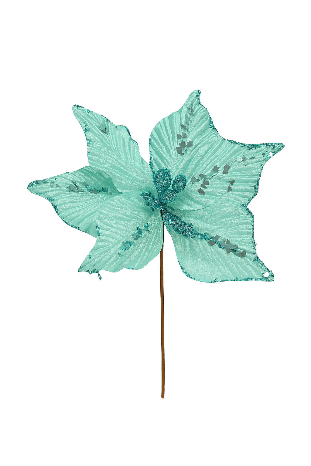 Turquoise Christmas Flower