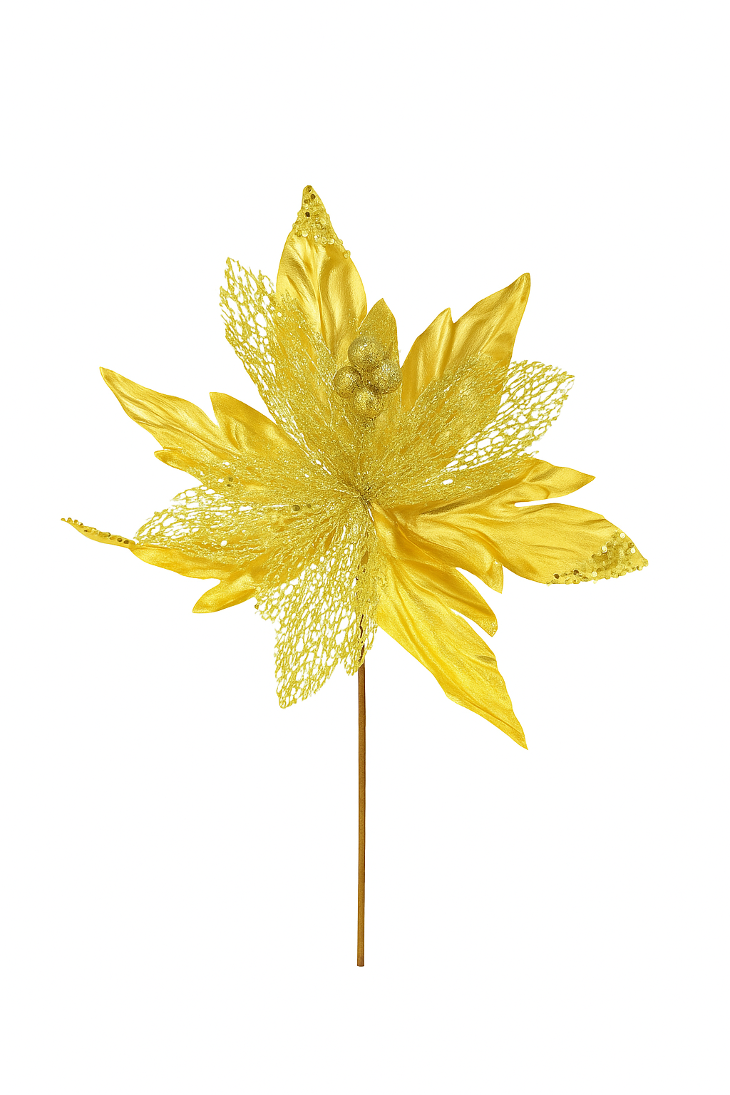Gold Christmas Flower