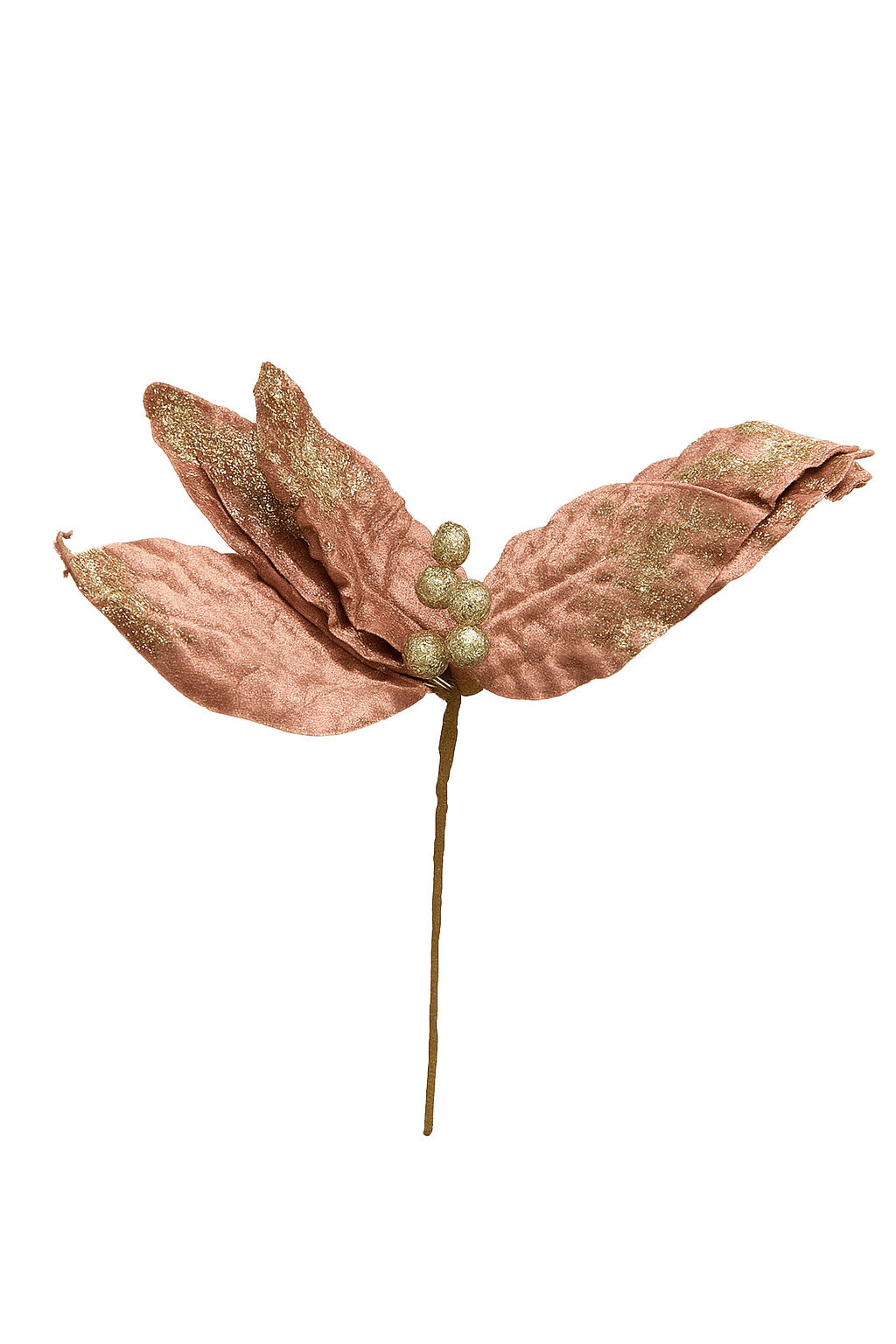 Rose Gold Christmas Flower