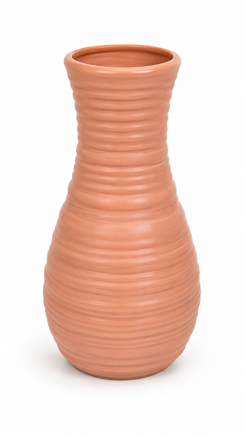 Ribbed Decorative Vase