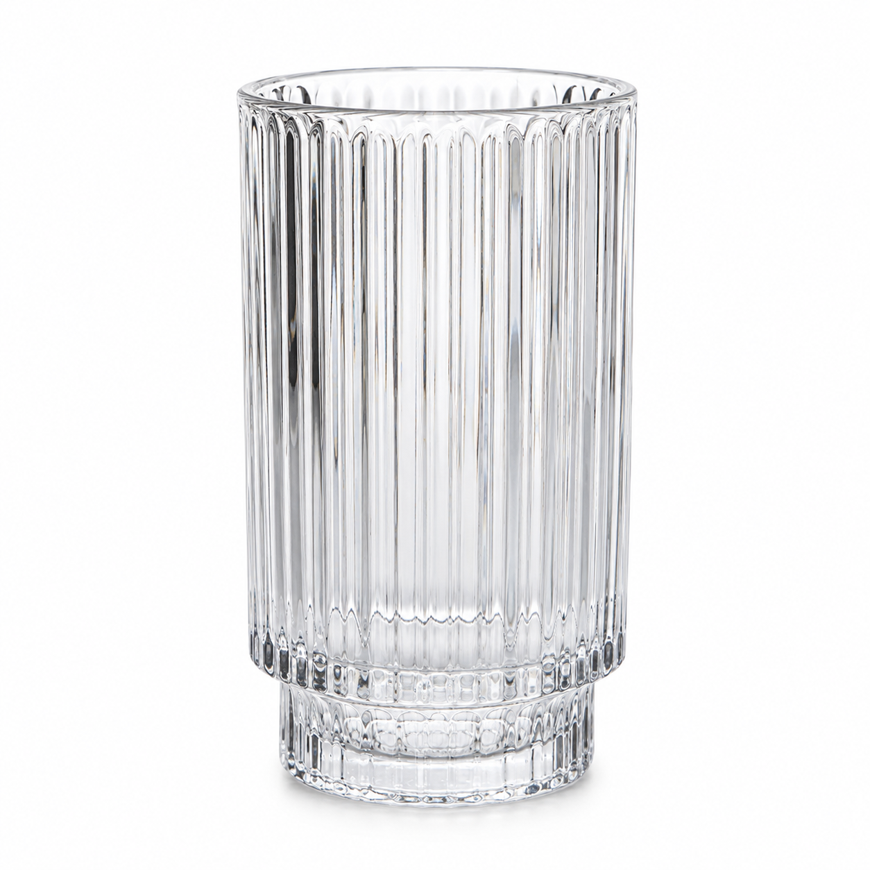 Fluted Glass Tumbler – 20 cm