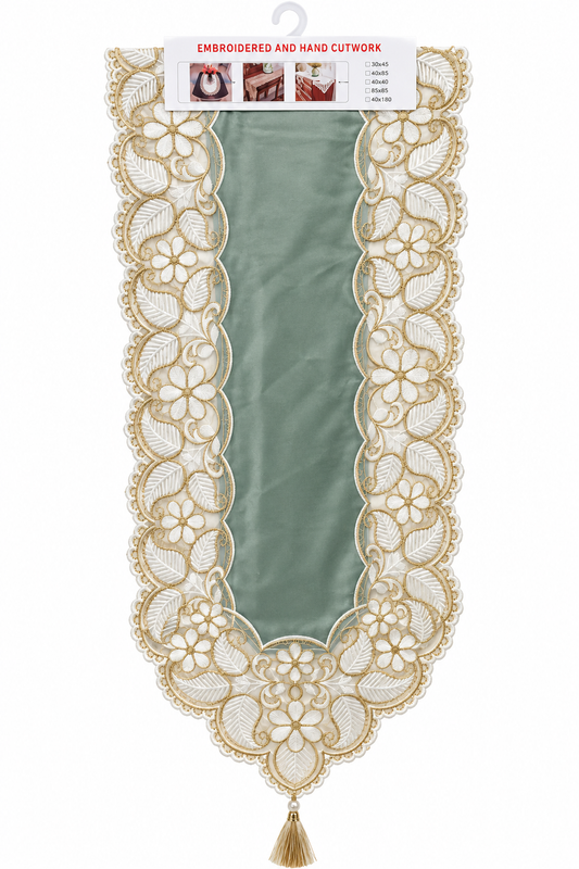 Cutwork Table Runner – 40 × 180 cm