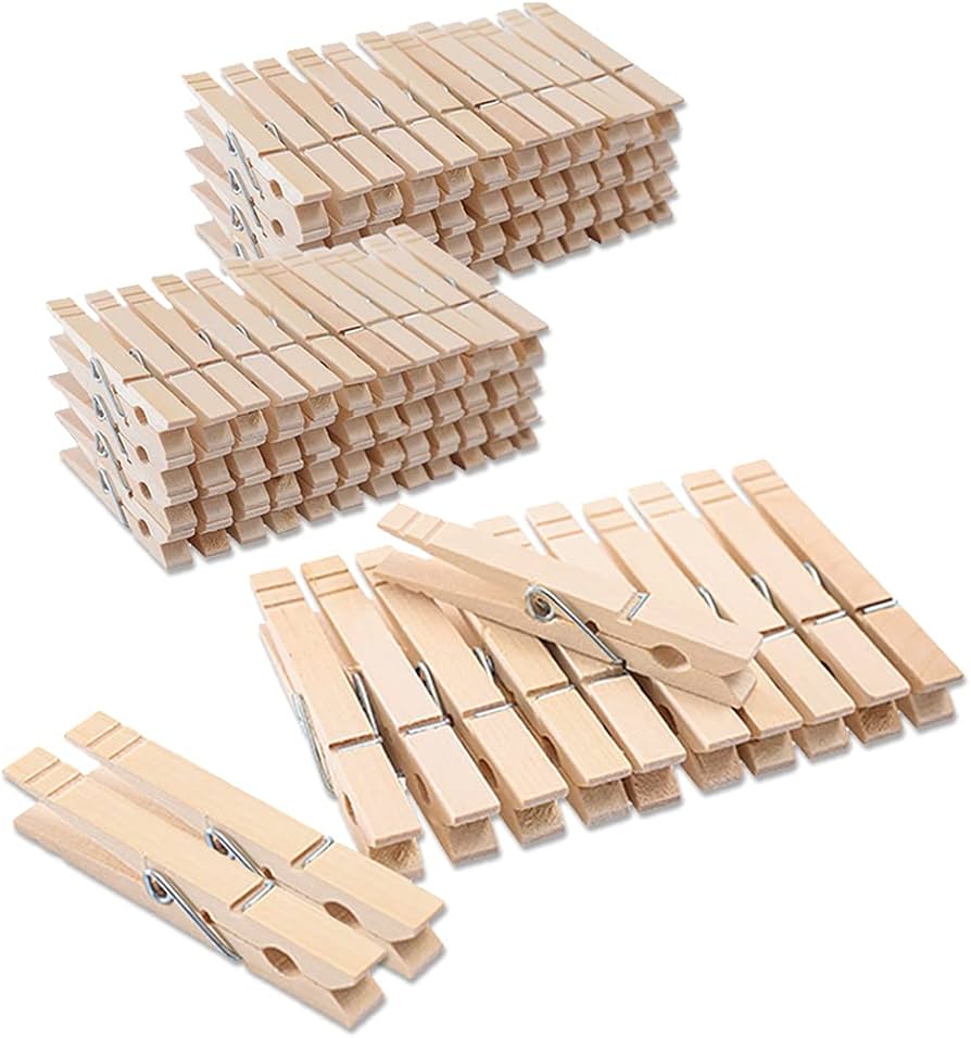 Bamboo Pegs Clothes Pin Large