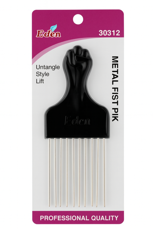 Eden 4 Beauty Metal Fist Pik – Professional Styling Comb