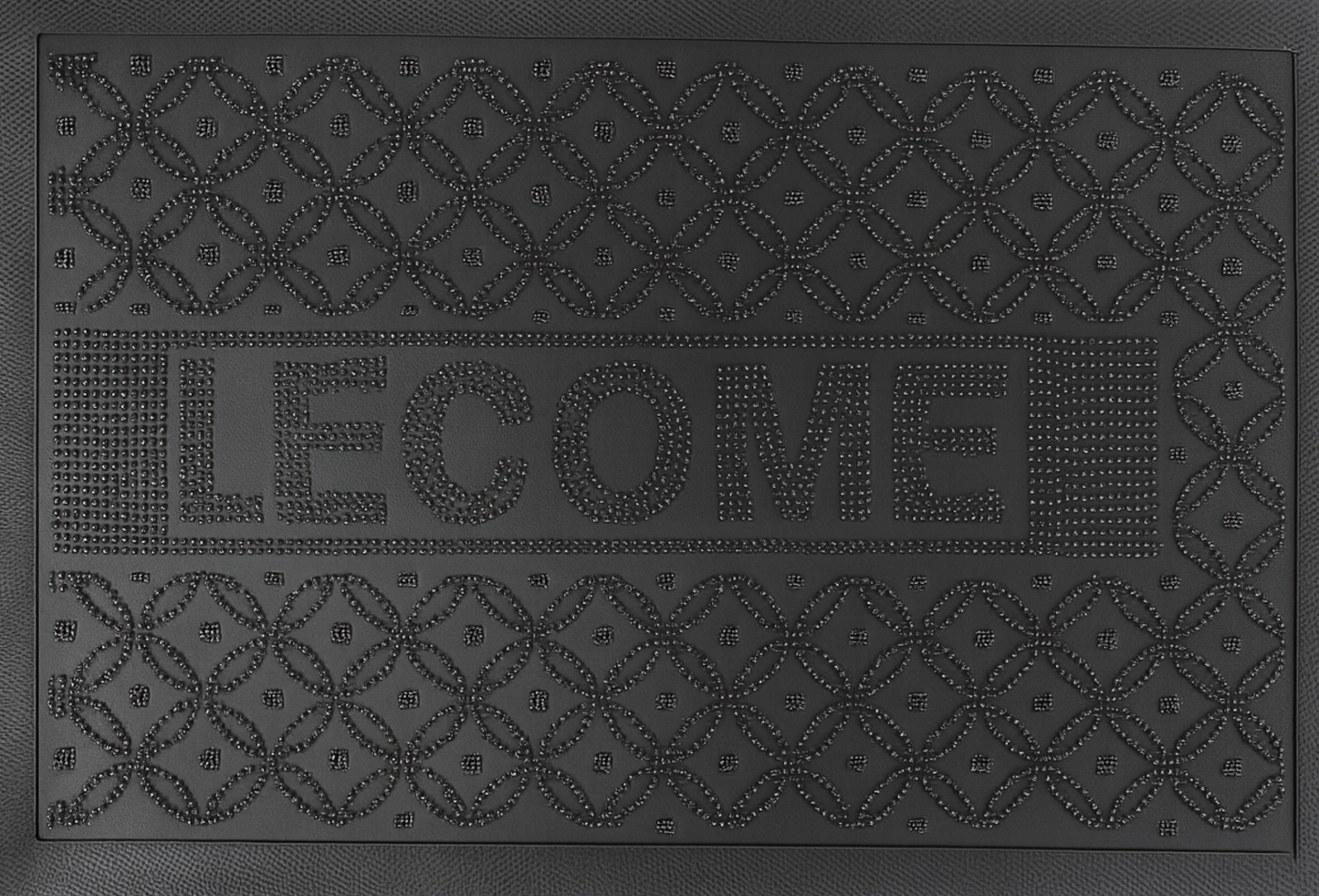 Geometric Dot Welcome Mat-38 cm X 58 cm