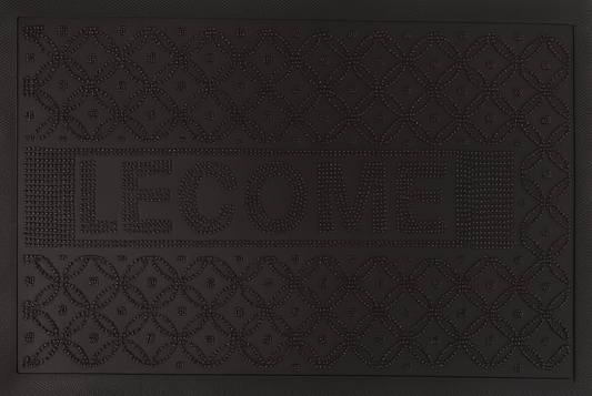 Geometric Dot Welcome Mat-45 cm X 75 cm